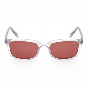Guess Rectangle Sunglasses Unisex — front view, Injected frame