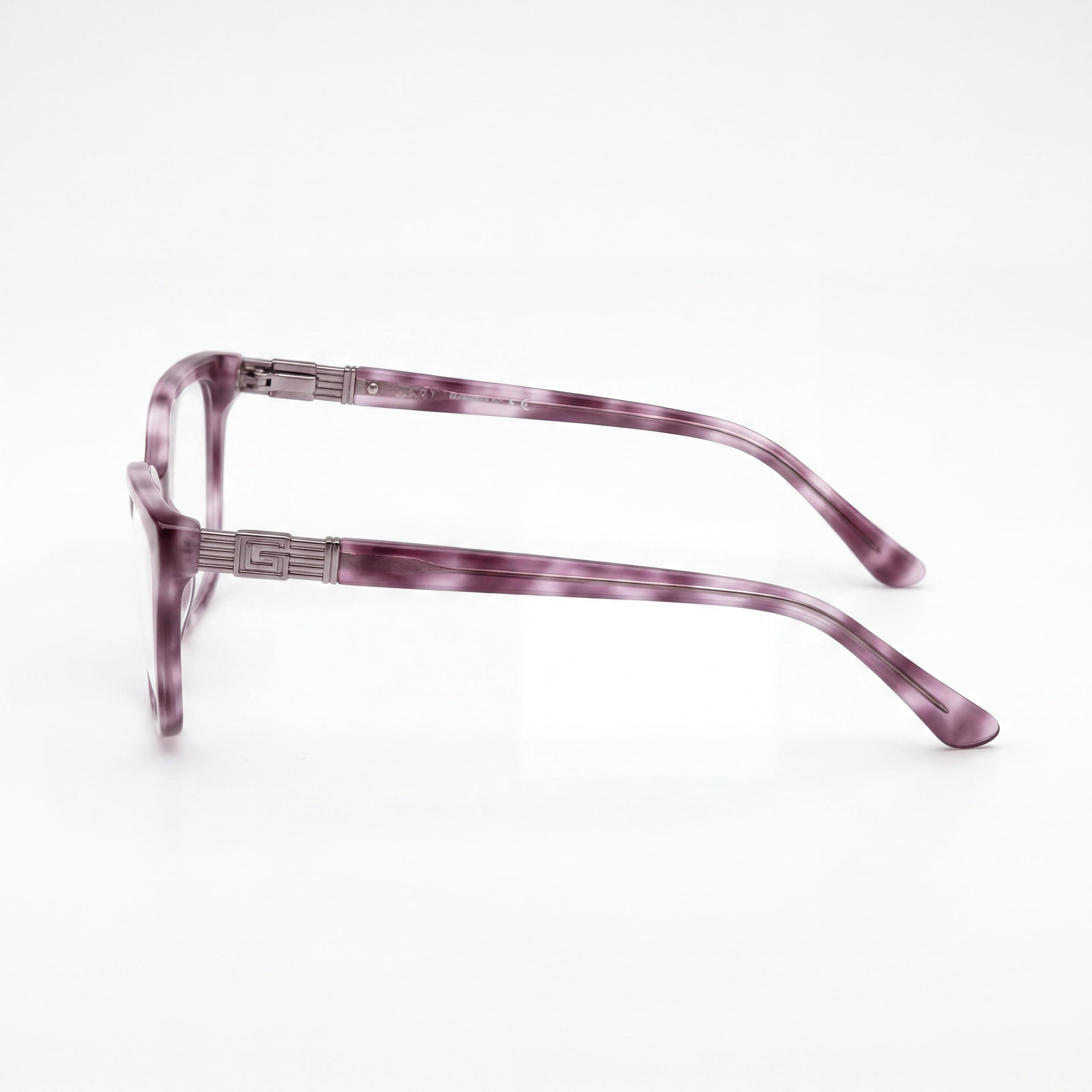 Gafas de ojo de gato moradas Guess para mujer, de plástico de 51 mm, Photo 2