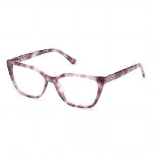 Guess Violet Cat Eye Eyeglasses for Women, Plastic frame