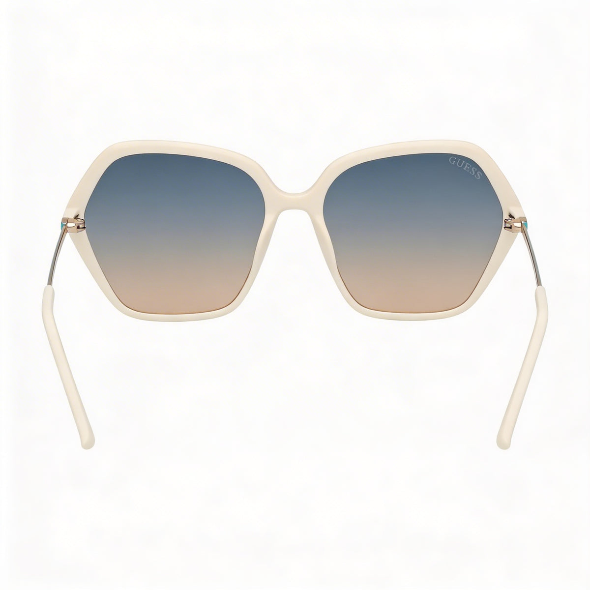 Gafas Ovaladas Blancas Guess para Mujer, Plástico 55mm, Photo 2