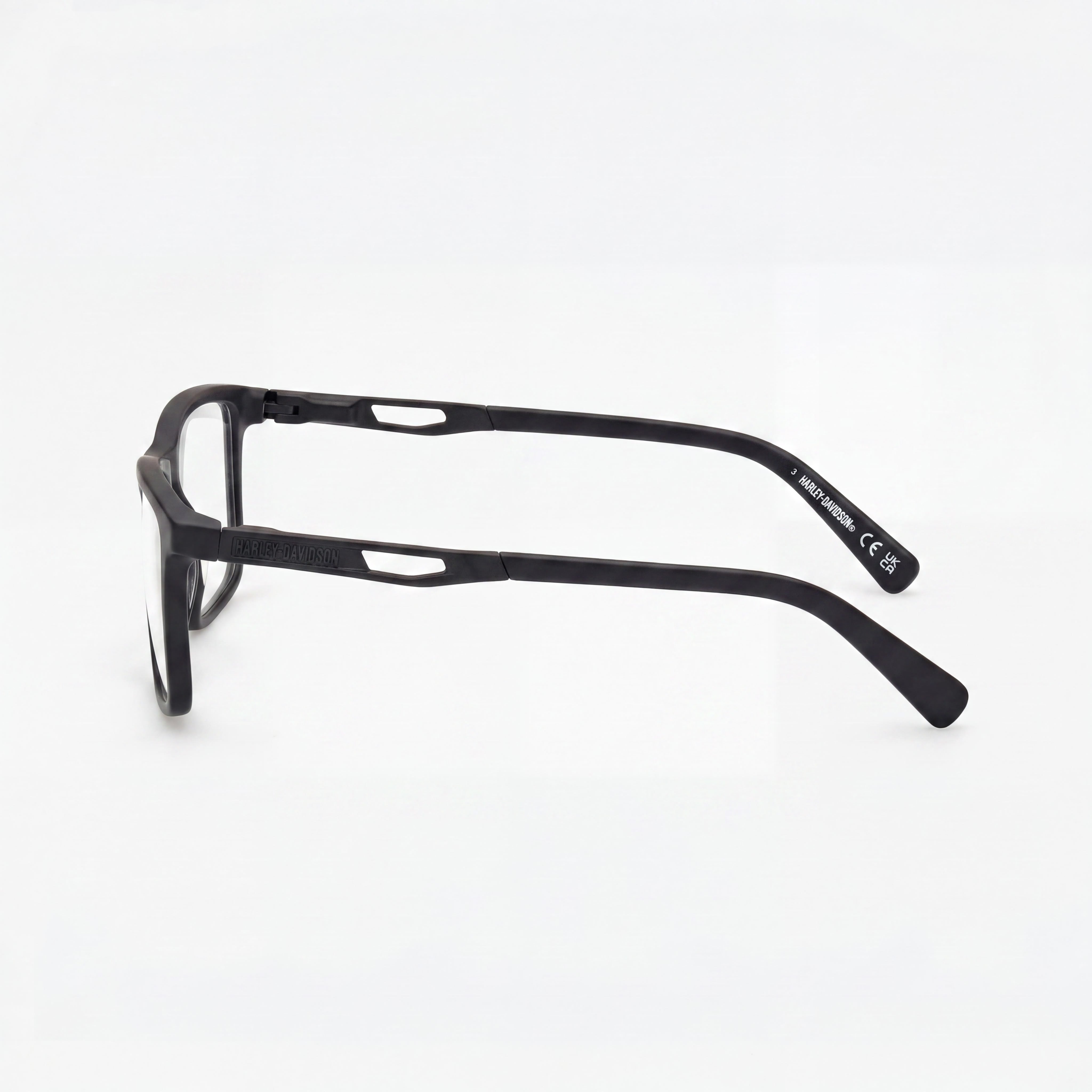 Gafas Harley-Davidson Negras Rectangulares de Plástico para Hombre, Photo 2