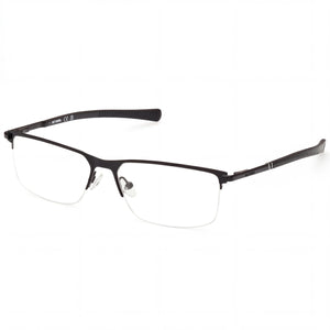 Harley-Davidson Black Rectangle Eyeglasses for Men, Metal frame