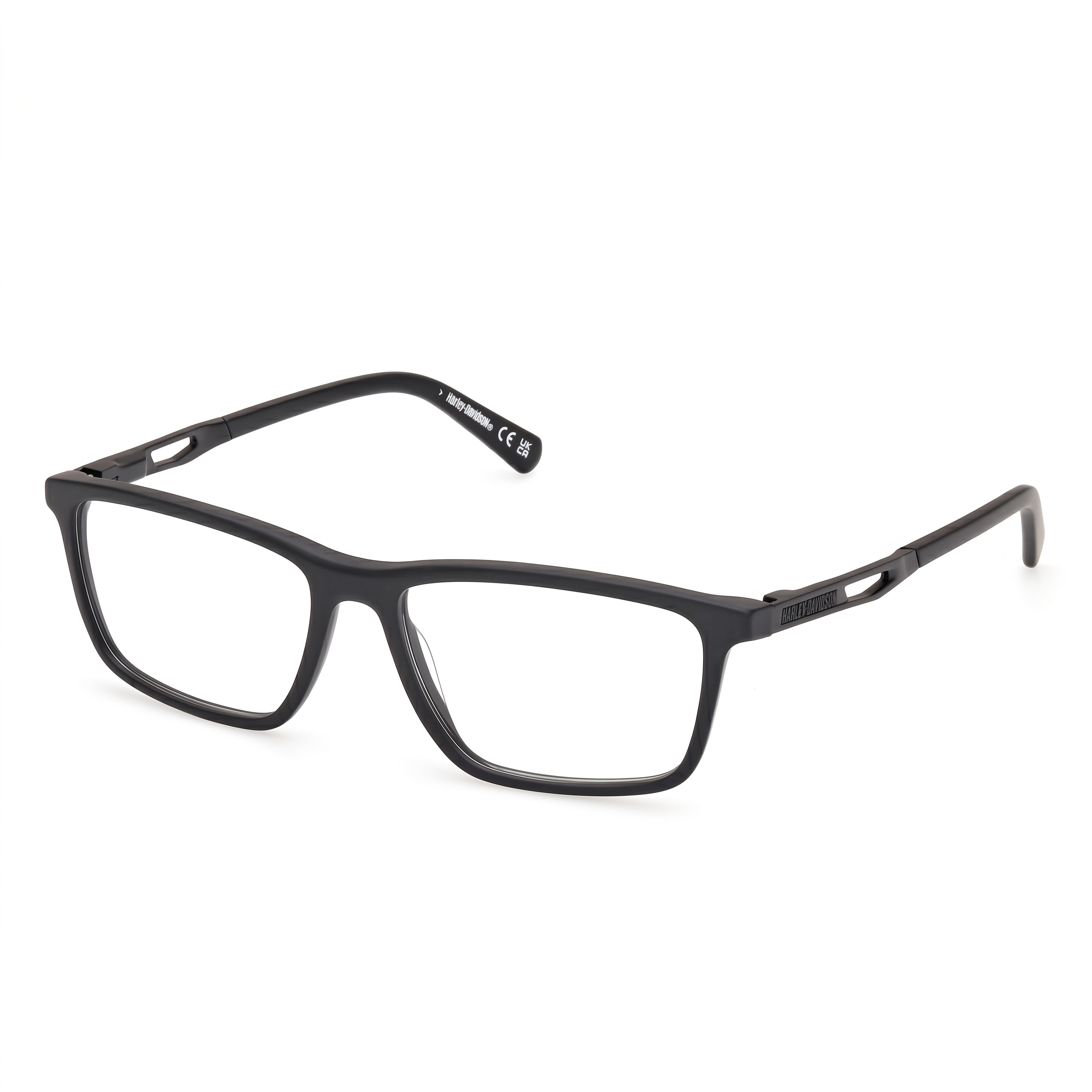 Gafas Harley-Davidson Negras Rectangulares de Plástico para Hombre, Photo 1