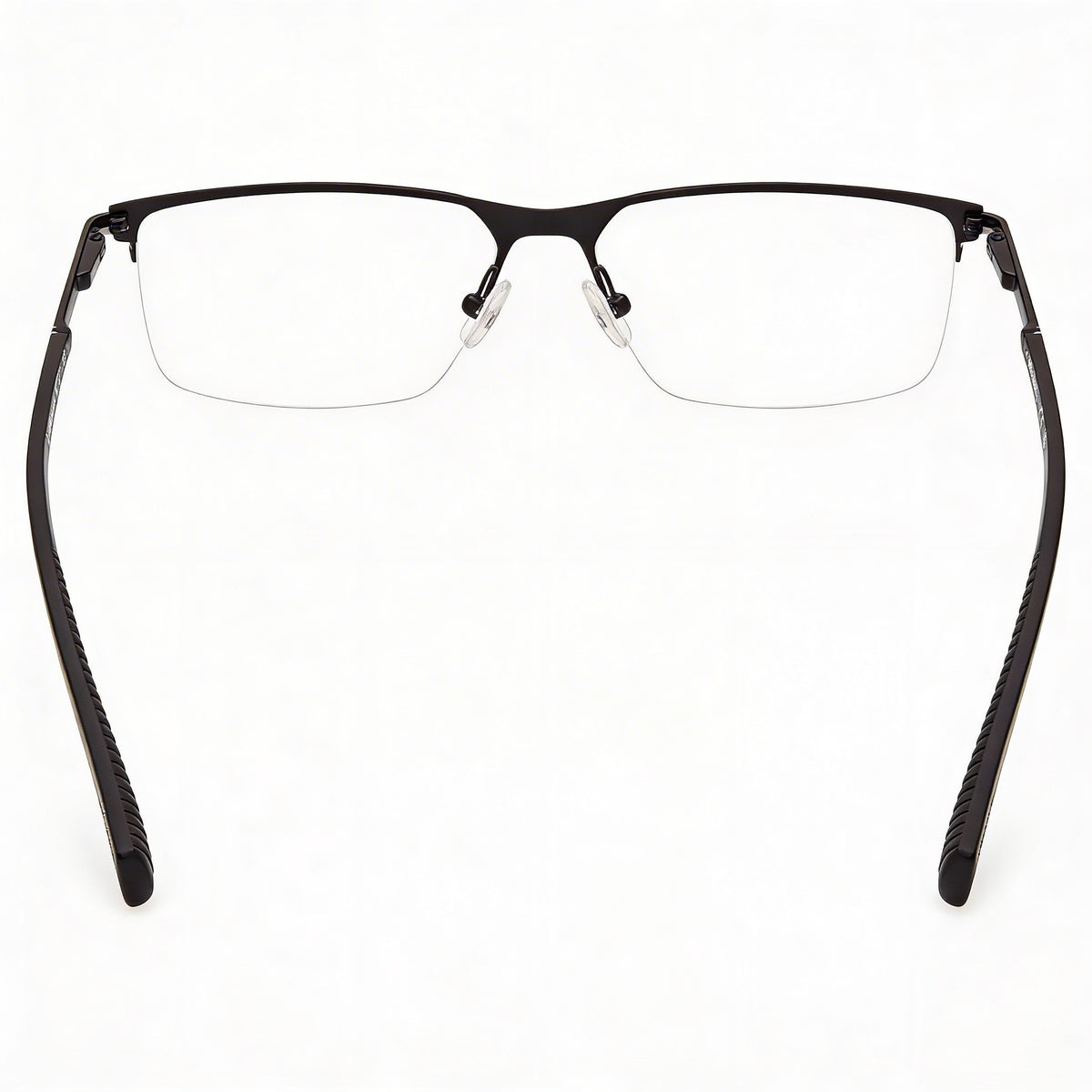Gafas Harley-Davidson Rectangulares Negras Mate para Hombre, Metal 59mm, Photo 3
