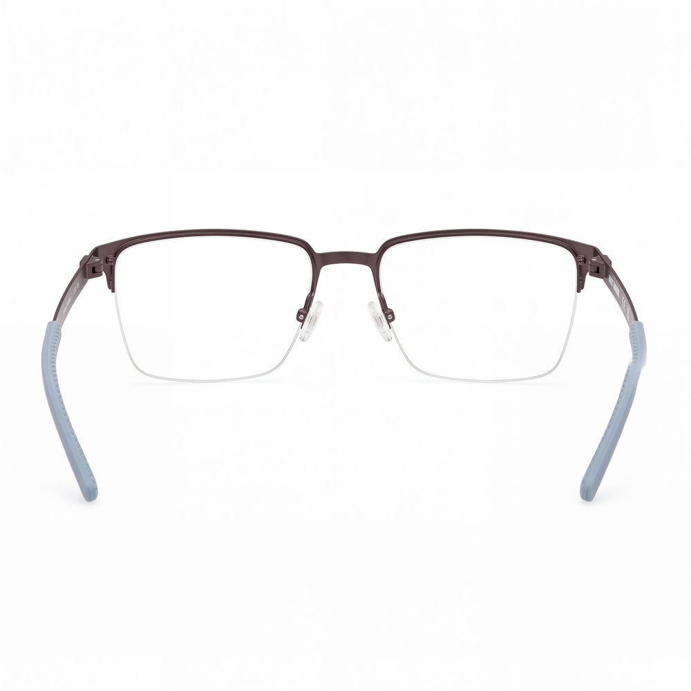 Harley-Davidson Rectangle Eyeglasses Unisex — side view, Black temples