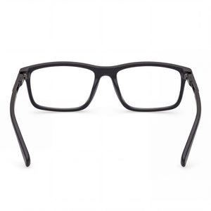 Harley-Davidson Rectangle Eyeglasses Men — side view, Black Plastic temples