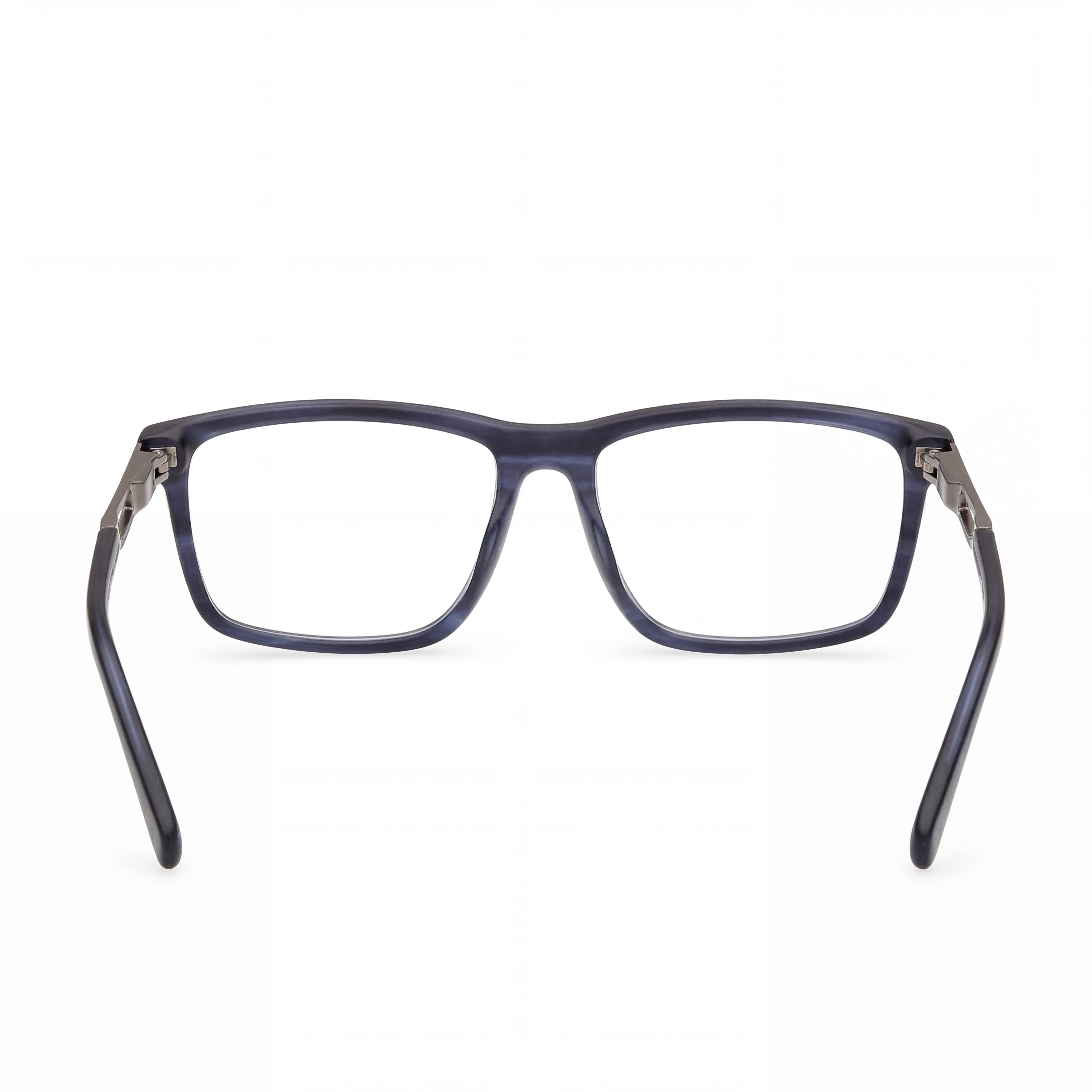 Harley-Davidson Blue Horn Rectangle Eyeglasses for Men, Photo 3