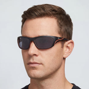 Harley-Davidson Classic Shield Sunglasses for Unisex — interior view, Non-Polarized lens detail