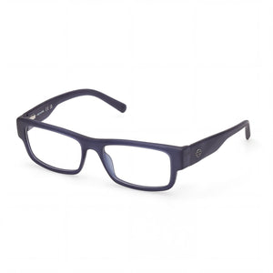 Harley-Davidson Classic Blue Rectangle Eyeglasses Unisex, Plastic frame