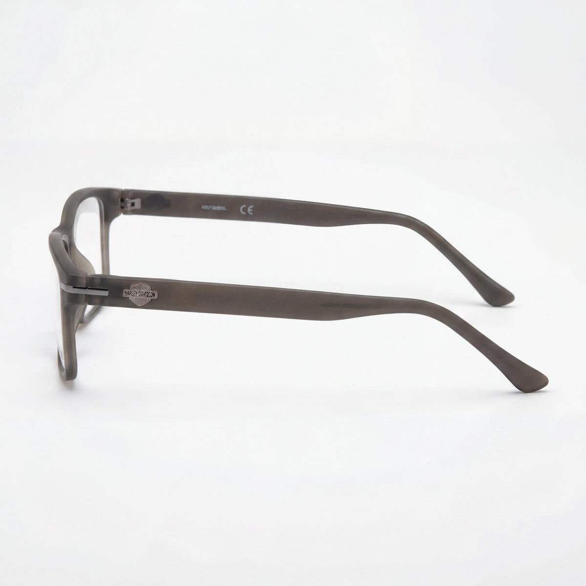 Harley-Davidson Classic Unisex Grey Rectangle Eyeglasses, 55mm, Photo 2