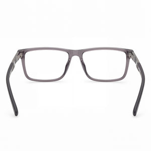 Harley-Davidson Classic Rectangle Eyeglasses Unisex — side view, Gray Injected temples