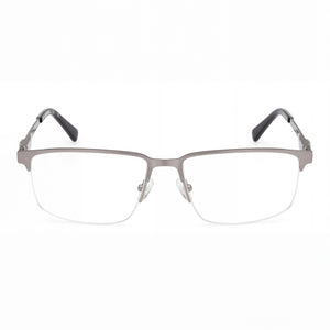 Harley-Davidson Classic Rectangle Eyeglasses for Unisex — front view, Metal