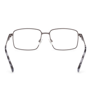 Harley-Davidson Rectangle Eyeglasses Unisex — front view, Black