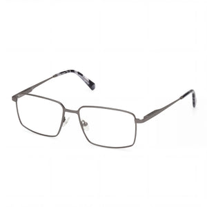 Harley-Davidson Gray Rectangle Eyeglasses Unisex, Black frame