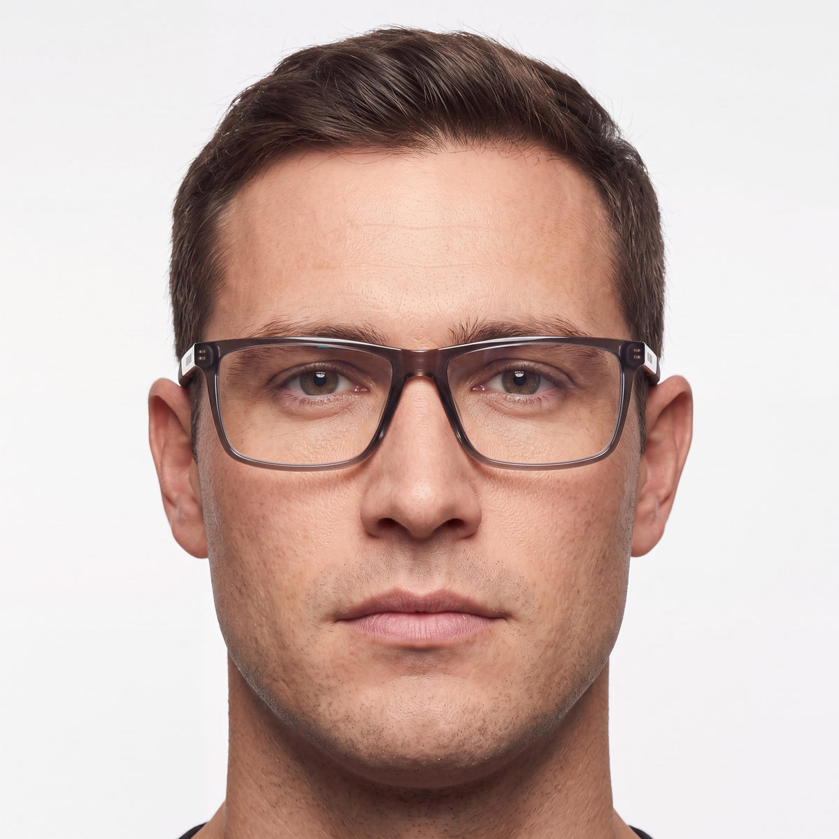 Harley-Davidson Grey Rectangle Eyeglasses Unisex, Photo 3