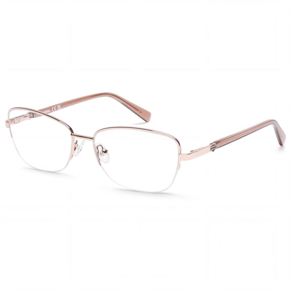 Harley-Davidson HD 0576 028 Gold Rectangle Eyeglasses for Women, Stainless Steel frame