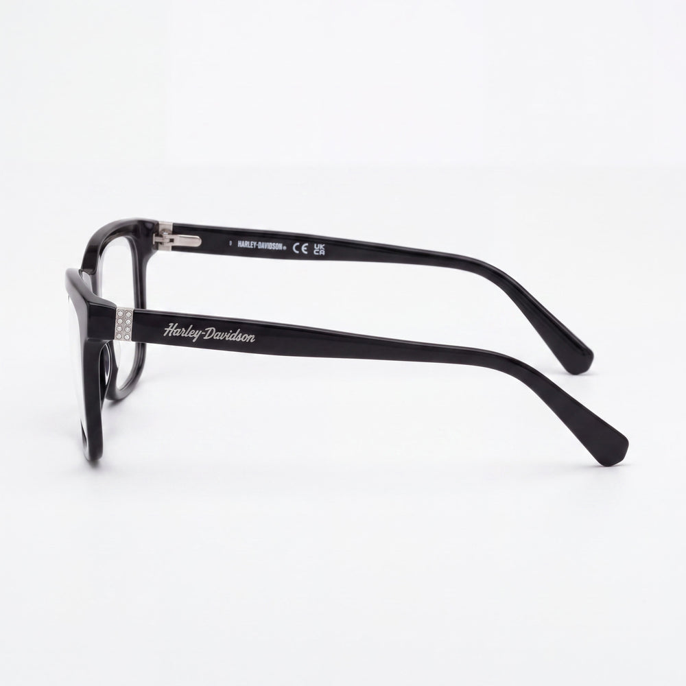 Harley-Davidson HD 50055 Square Eyeglasses for Men — front view, Acetate