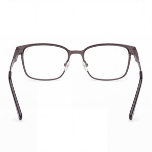 Harley-Davidson HD 50116 Rectangle Eyeglasses Unisex — side view, Gray Titanium temples
