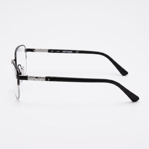 Harley-Davidson Hd0550 Oval Eyeglasses Unisex — front view, Metal
