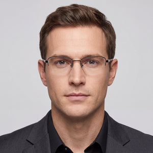 Harley-Davidson Hd0550 Oval Eyeglasses Unisex — interior view, Polycarbonate demo lenses