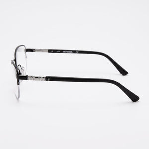 Harley-Davidson Hd0550 Rectangle Eyeglasses Unisex — front view, Metal