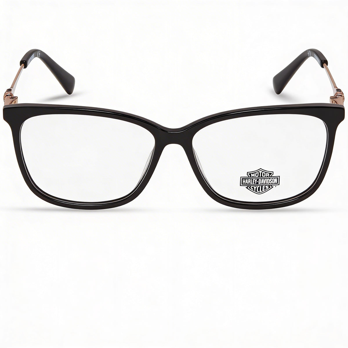 Gafas Harley-Davidson Hd0564 rectangulares negras brillantes para hombre, Photo 2