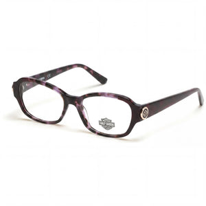 Harley-Davidson HD0567 Violet Rectangle Eyeglasses for Men, Plastic frame