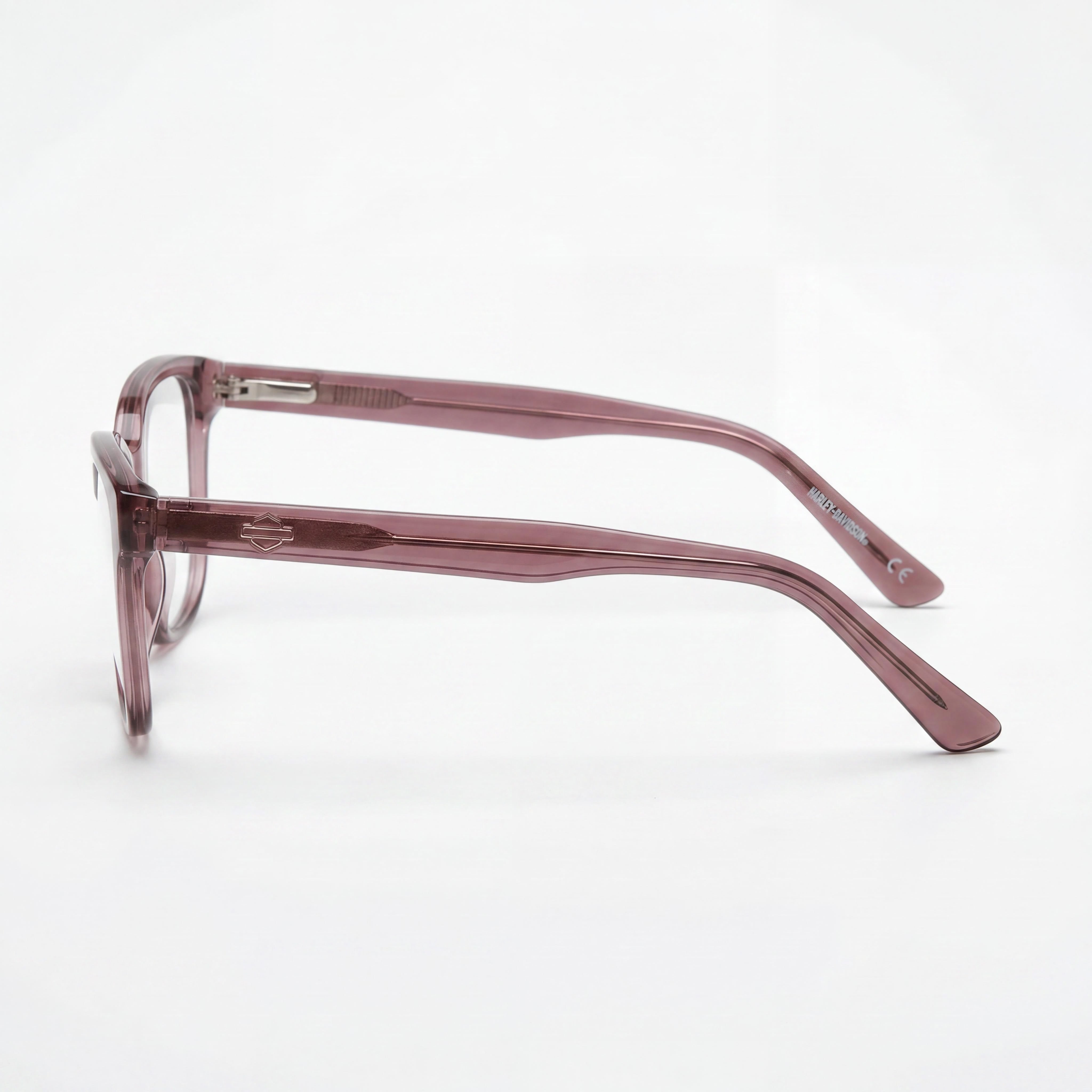 Harley-Davidson Hd0568 Pink Rectangle Eyeglasses Unisex, Plastic 56mm, Photo 2