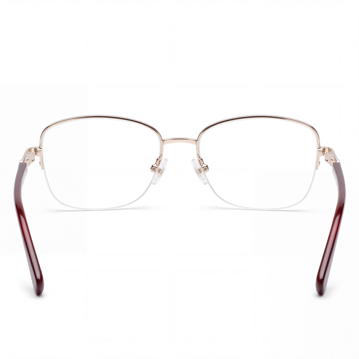 Harley-Davidson Hd0576 Pale Gold Rectangle Eyeglasses Unisex, 55mm, Photo 3
