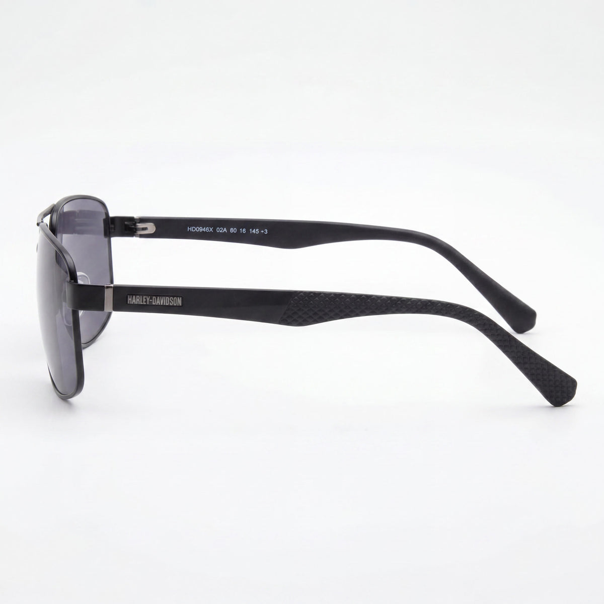 Gafas de sol tipo aviador para hombre Harley-Davidson Hd0946x negro mate, 60mm, Photo 3