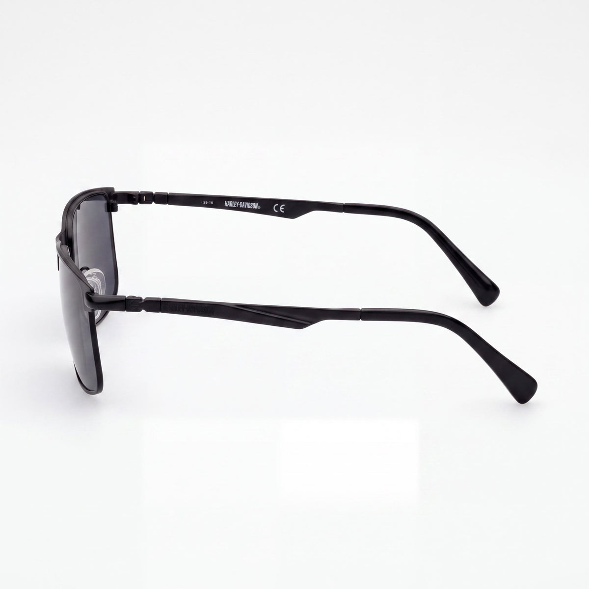 Harley-Davidson Hd0957x Matte Black Rectangle Sunglasses Unisex, 62mm, Photo 3