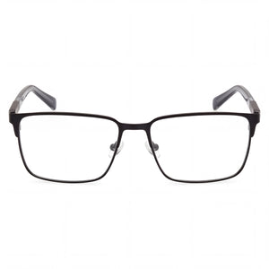 Harley-Davidson HD0976 Rectangle Eyeglasses for Men — front view, Stainless Steel