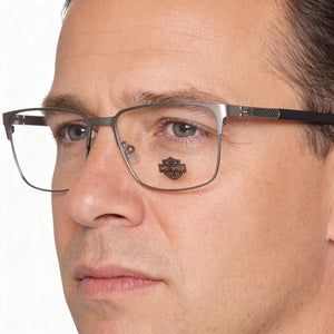 Harley-Davidson Hd0976 Silver Eyeglasses Men — lifestyle wear, professional and business attire
