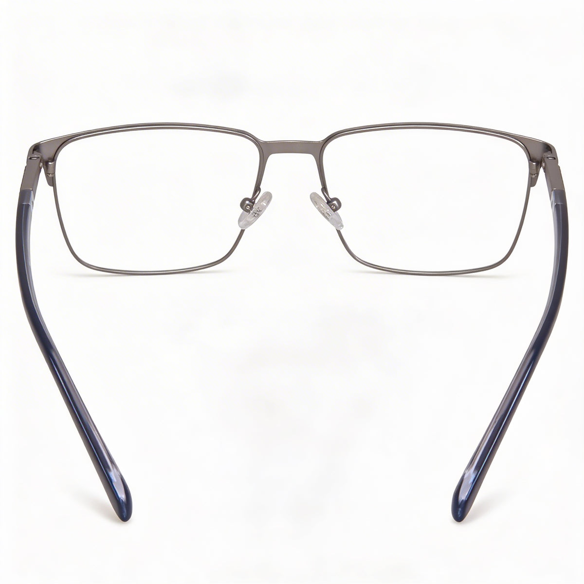 Harley-Davidson Hd0976 Silver Rectangle Eyeglasses for Men, Photo 3