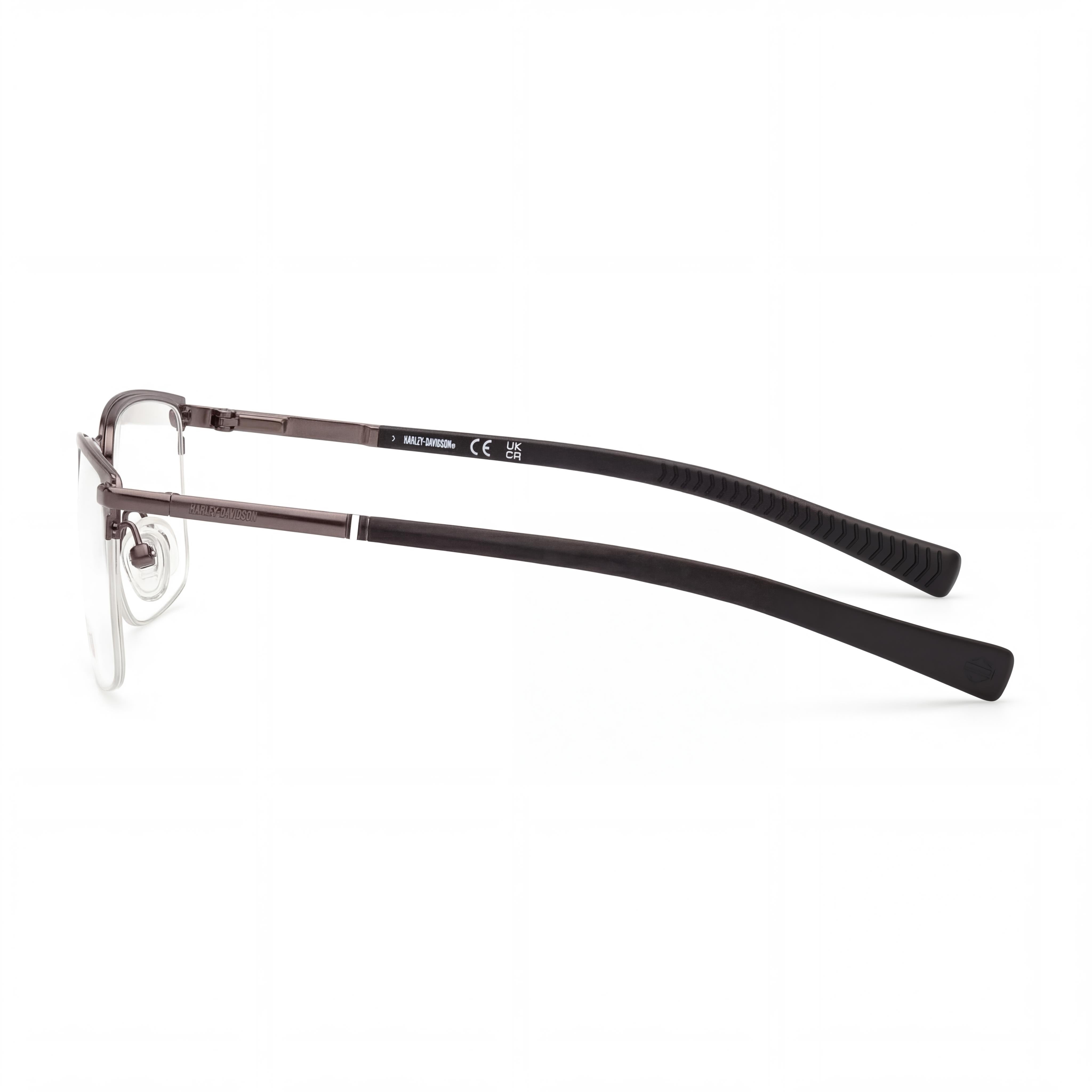 Harley-Davidson Hd0979 Gunmetal Rectangle Eyeglasses Unisex, 57mm, Photo 2