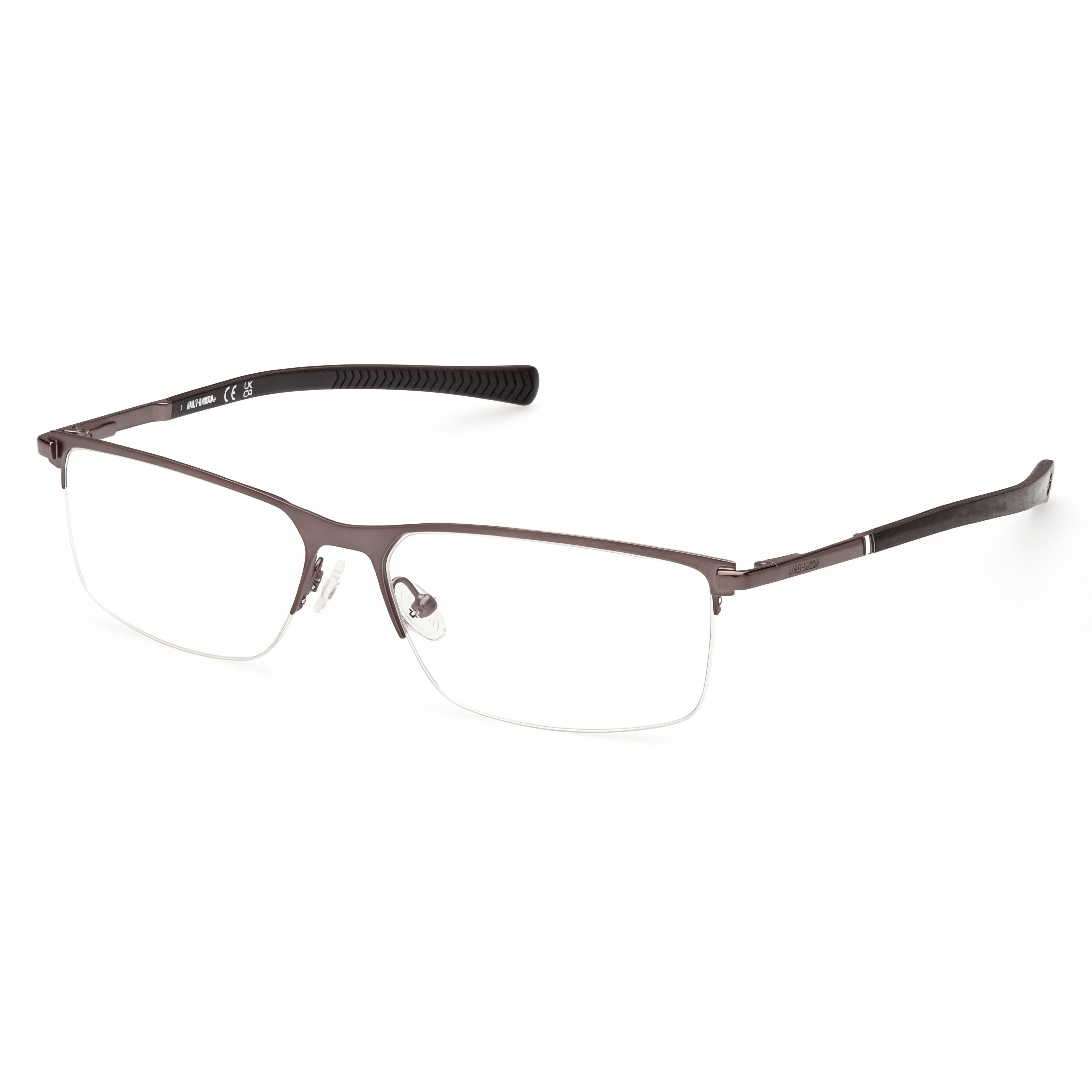 Harley-Davidson Hd0979 Gunmetal Rectangle Eyeglasses Unisex, 57mm, Photo 1