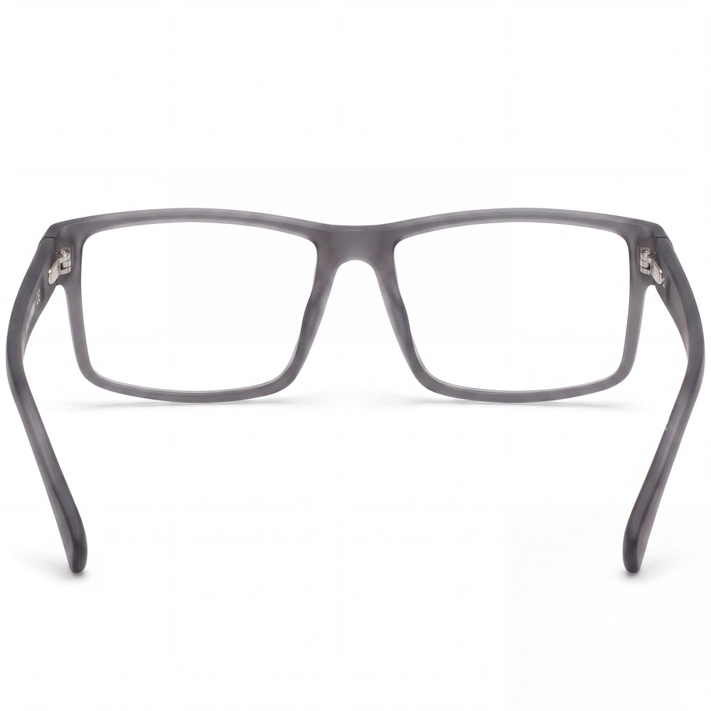 Harley-Davidson Hd0982 Rectangle Eyeglasses Unisex — side view, Gray Injected temples