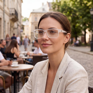 Harley-Davidson Hd0982 White Eyeglasses Unisex — lifestyle wear, morning news and coffee routines