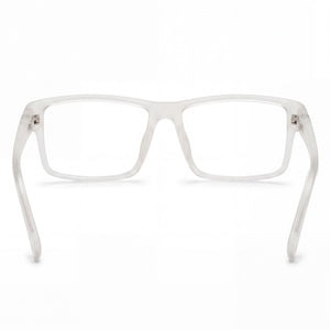 Harley-Davidson Hd0982 Rectangle Eyeglasses Unisex — side view, White Acetate temples