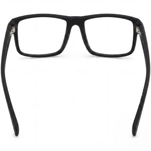 Harley-Davidson Hd0982x Rectangle Eyeglasses Men — side view, Matte Black Acetate temples