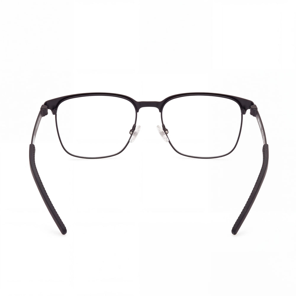 Harley-Davidson HD50018 Square Eyeglasses Men — side view, Black Metal temples
