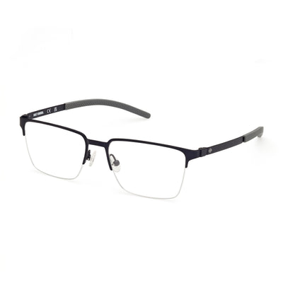 Harley-Davidson HD50019 Black Rectangle Eyeglasses for Men, Metal frame