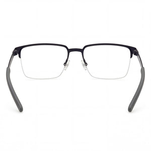Harley-Davidson HD50019 Rectangle Eyeglasses Men — side view, Black Metal temples