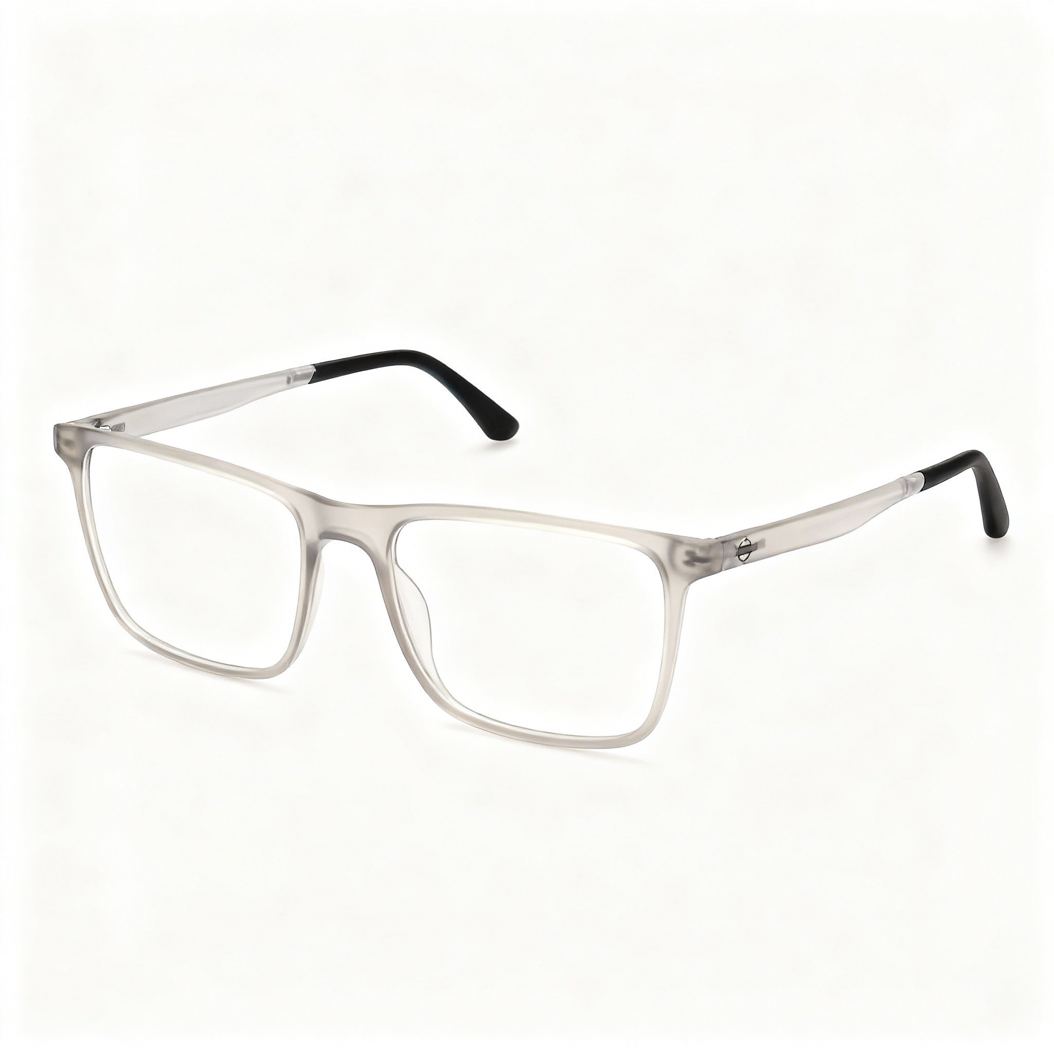 Harley-Davidson HD50020 Matte Grey Rectangle Eyeglasses for Men, Photo 1