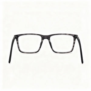 Harley-Davidson HD50025 Rectangle Eyeglasses Men — side view, Gray Plastic temples