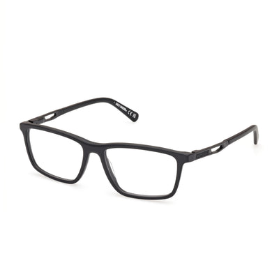 Harley-Davidson HD50026 Matte Black Rectangle Eyeglasses for Men, Plastic frame