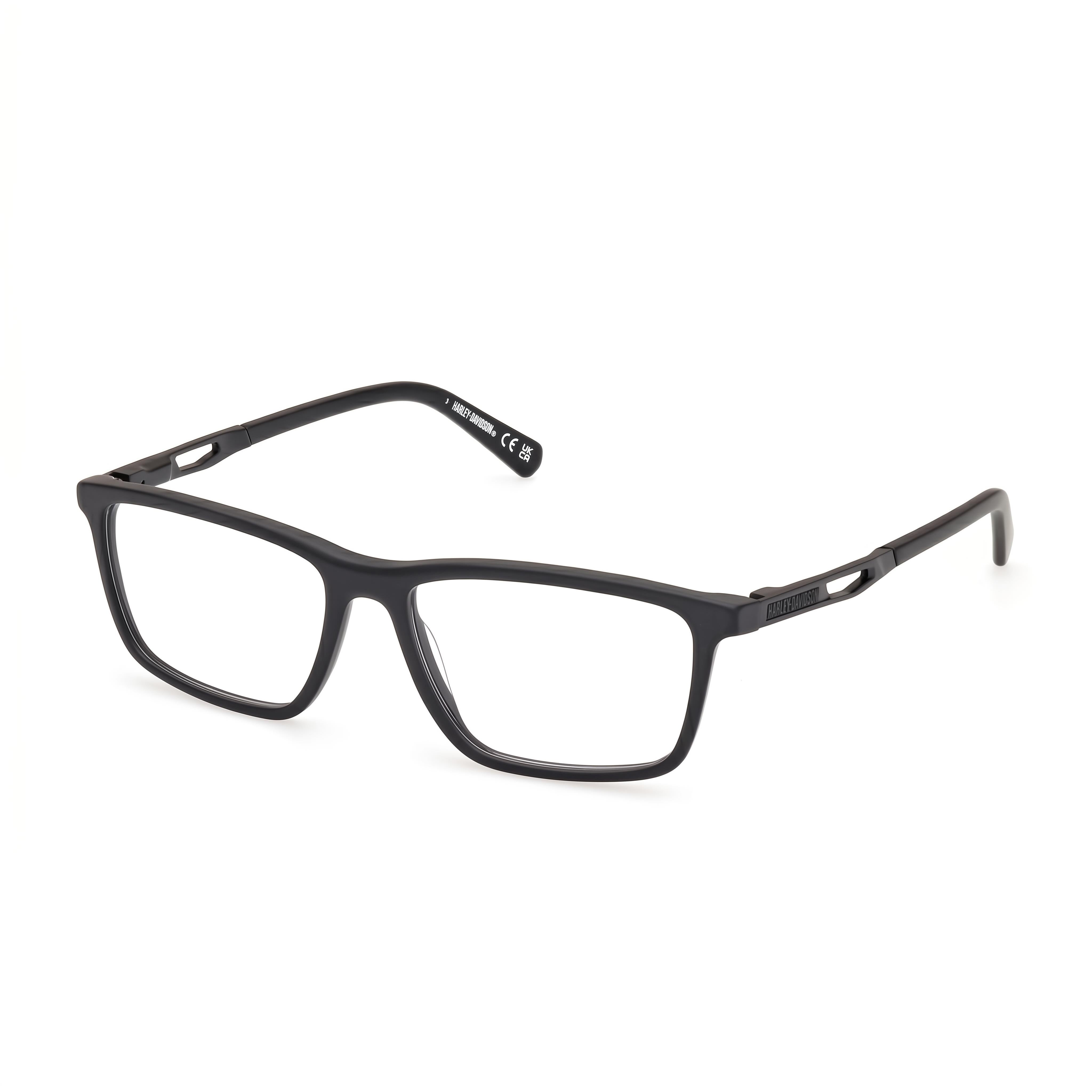 Harley-Davidson HD50026 Gafas para Hombre Rectangulares Negro Mate, Photo 1