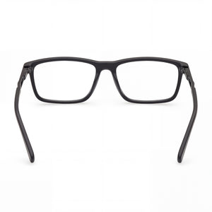 Harley-Davidson HD50026 Rectangle Eyeglasses Men — side view, Matte Black Plastic temples