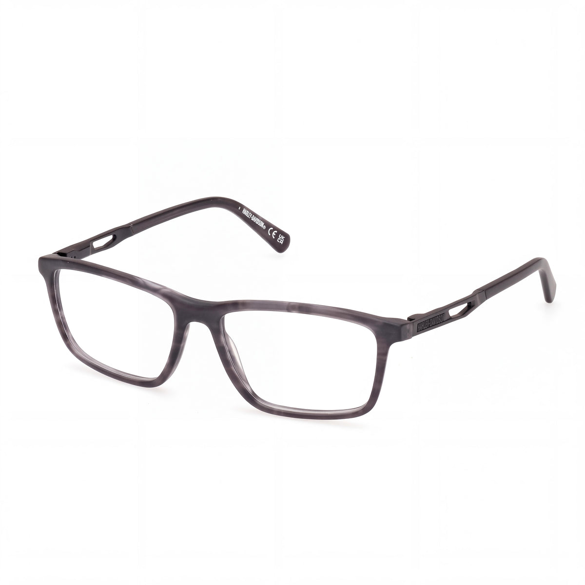 Harley-Davidson HD50026 Grey Rectangle Eyeglasses for Men, Photo 1