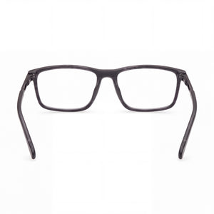 Harley-Davidson HD50026 Rectangle Eyeglasses Men — side view, Gray Plastic temples